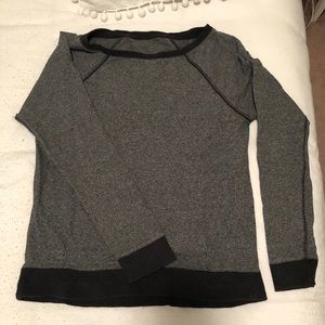 Gray lululemon sweatshirt, size 6